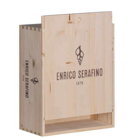 Cassa in legno per 2 bottiglie - Enrico Serafino